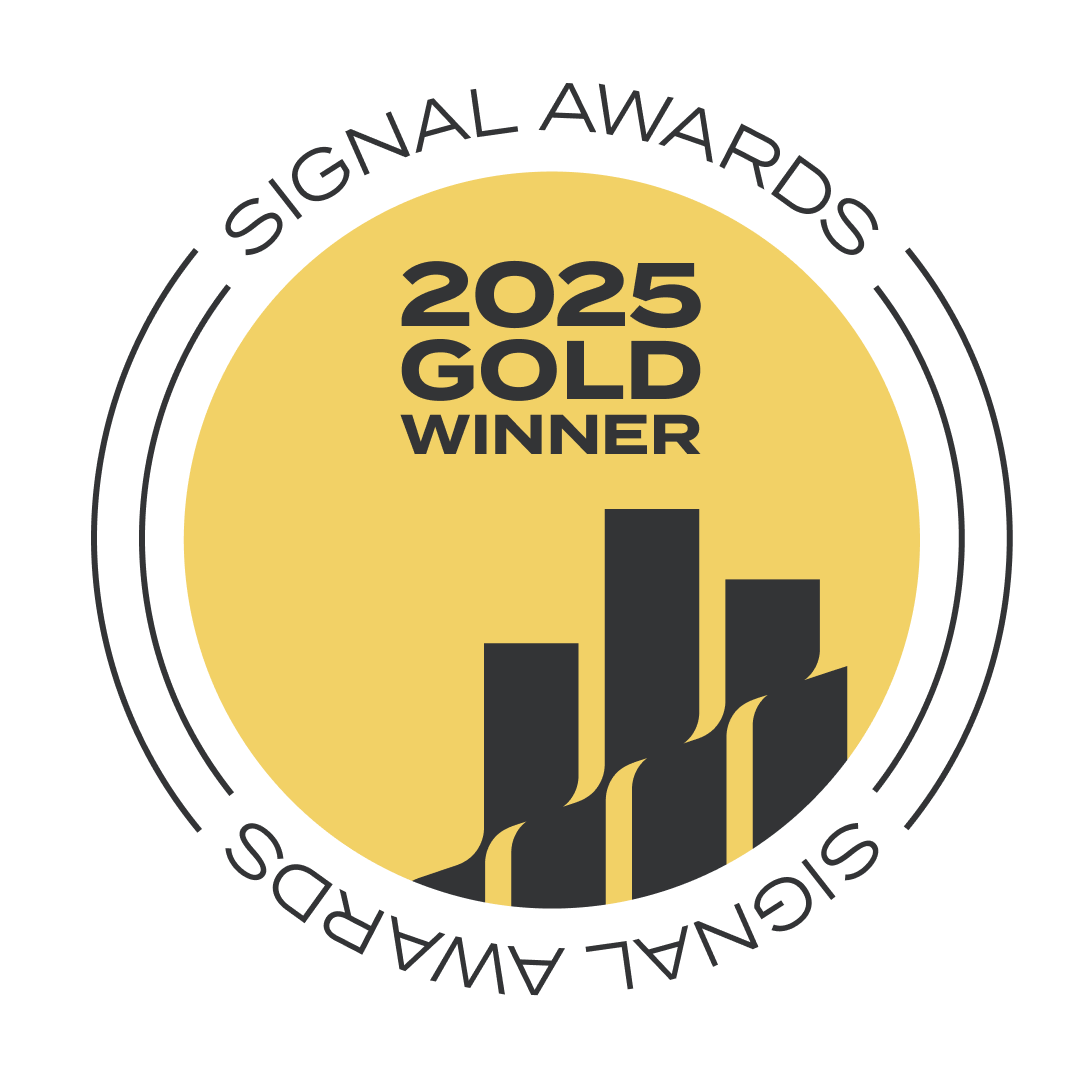 Signal Badge Winner Gold.