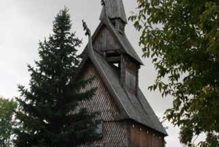 Hopperstad Stave Church Replica, Moorhead.