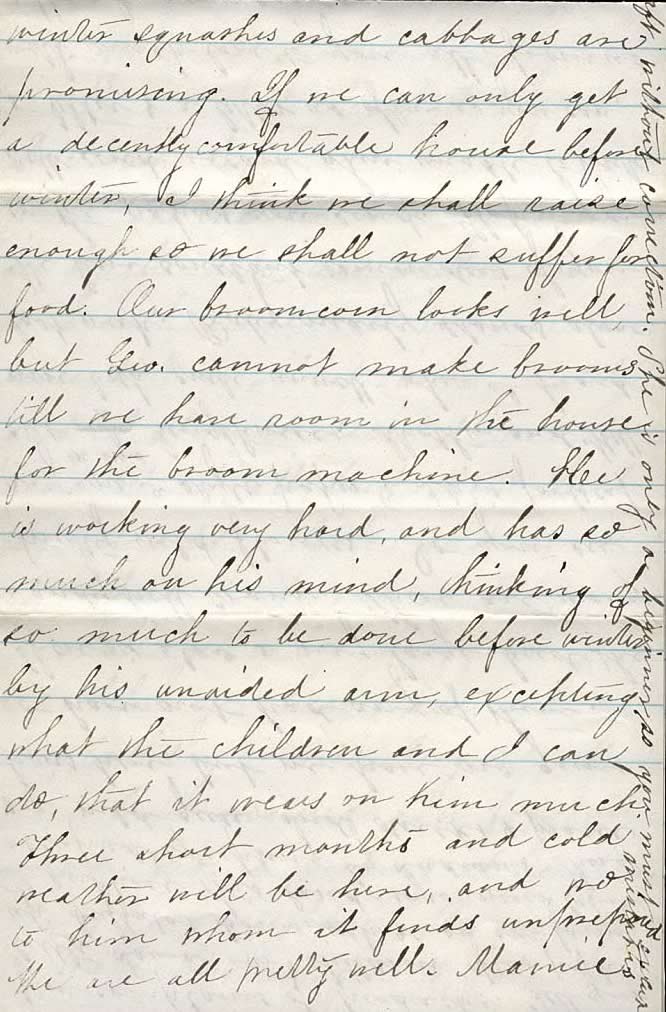 Page from Mary Carpenter's Letters