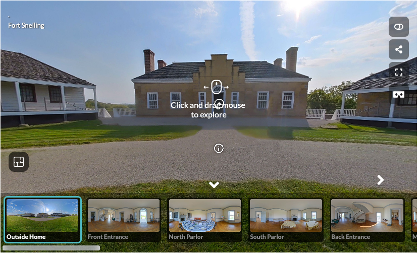 Historic Fort Snelling Virtual Tour.