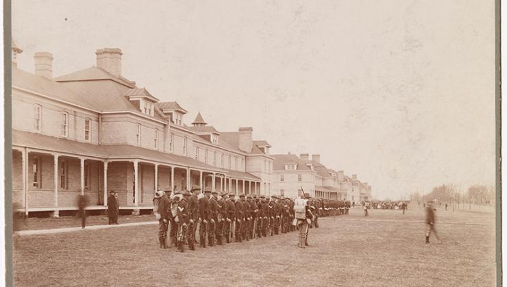 historical image of Fort Snelling