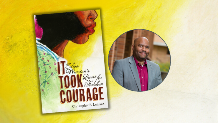 It Took Courage book cover and author headshot